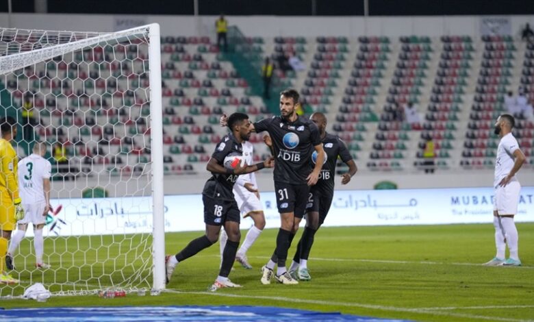 بني ياس يقلب الطاولة على الإمارات ويتغلب عليه 2-1