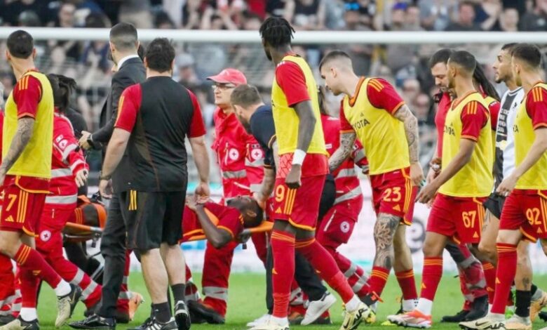 نديكا يغادر المستشفى بعد إصابته بانهيار في الرئة خلال مباراة روما وأودينيزي