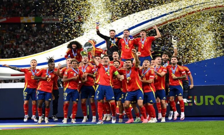 بعد سحق إنجلترا و7 انتصارات متوالية.. منتخب اسبانيا يفوز بأموال يورو 2024