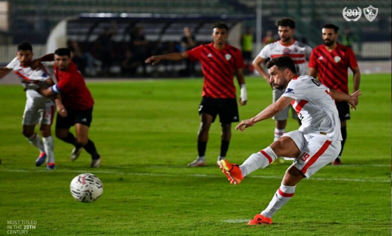 بالصور: الزمالك يواصل انتصاراته ويتخطى طلائع الجيش بثنائية
